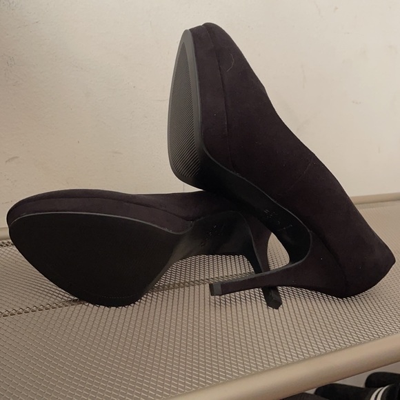 ASOS New Look Wide Fit Suede(faux) Platform Heels - Picture 5 of 5